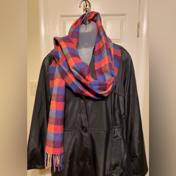 NWT D&Y - Lovely unisex softer than cashmere winter plaid scarf, Size: 6… - Picture 3 of 6
